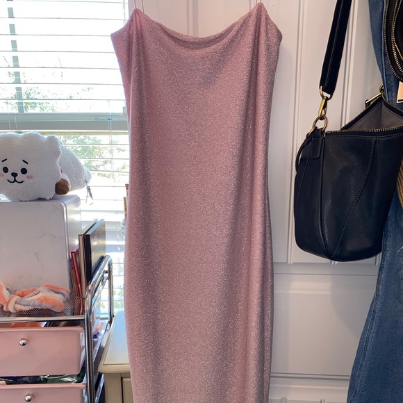 meshki jalia shimmer dress